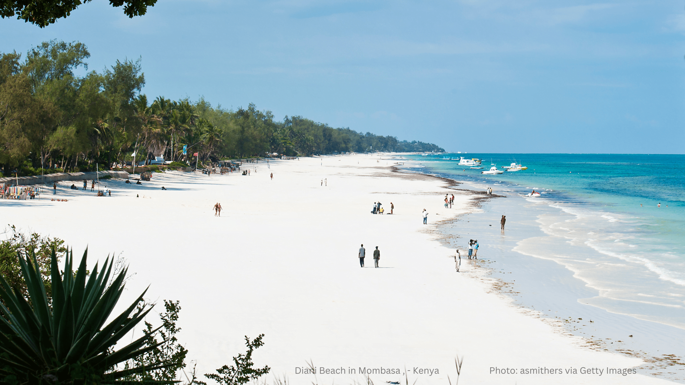 Diani Beach in Mombasa Kenya